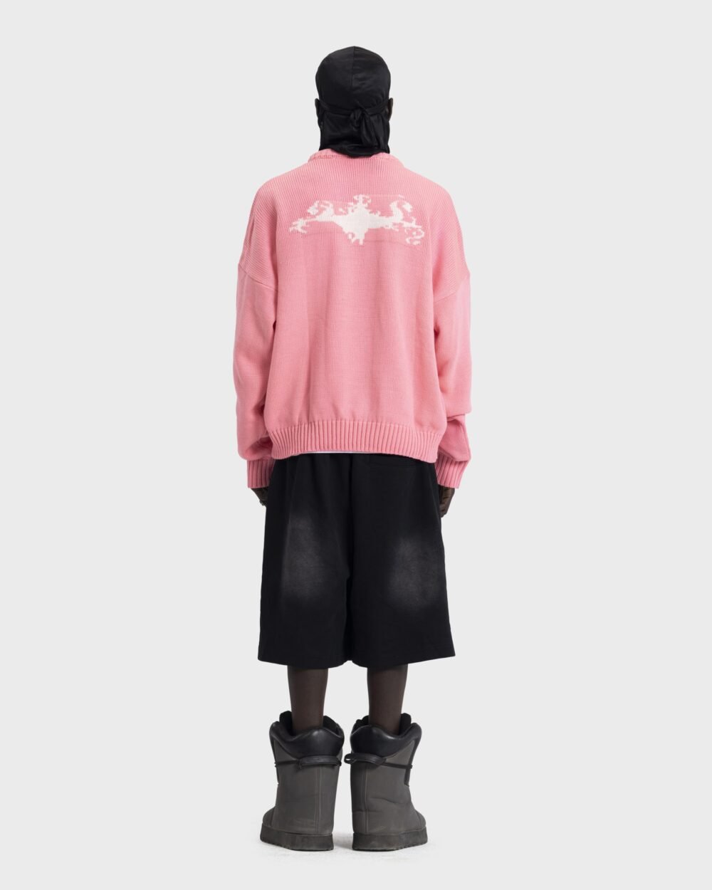 Duo knitted pink crewneck - Image 4