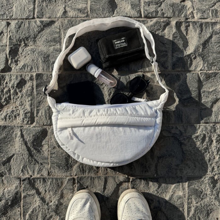 HELIO DUMPLING BAG WHITE