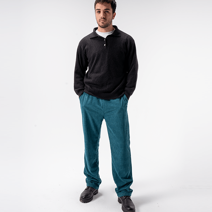 Men Teal Pants