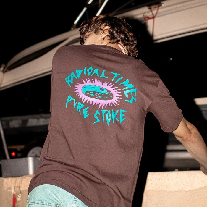 RADICAL TIMES BROWN TEE