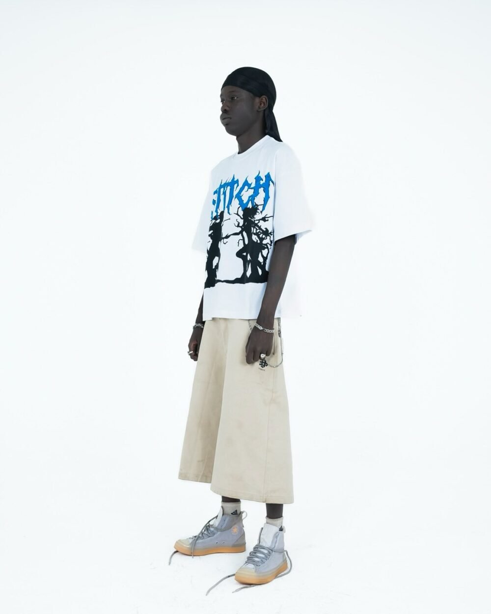 STITCH BOXY FIT IN WHITE - Image 4