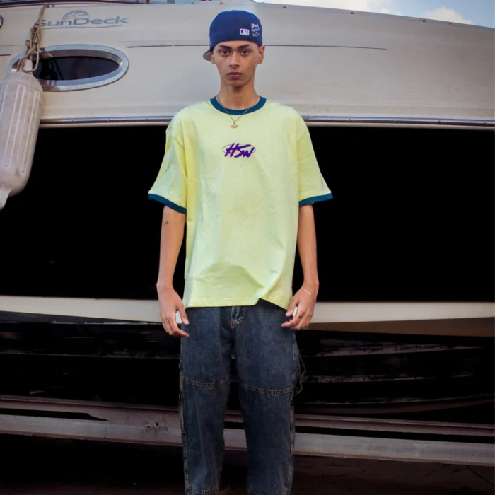 RINGER T-SHIRT YELLOW