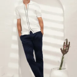 Woven Polo-Shirt for Men