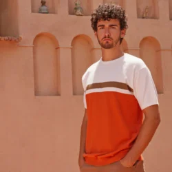 Woven T-Shirt With Short Sleeves