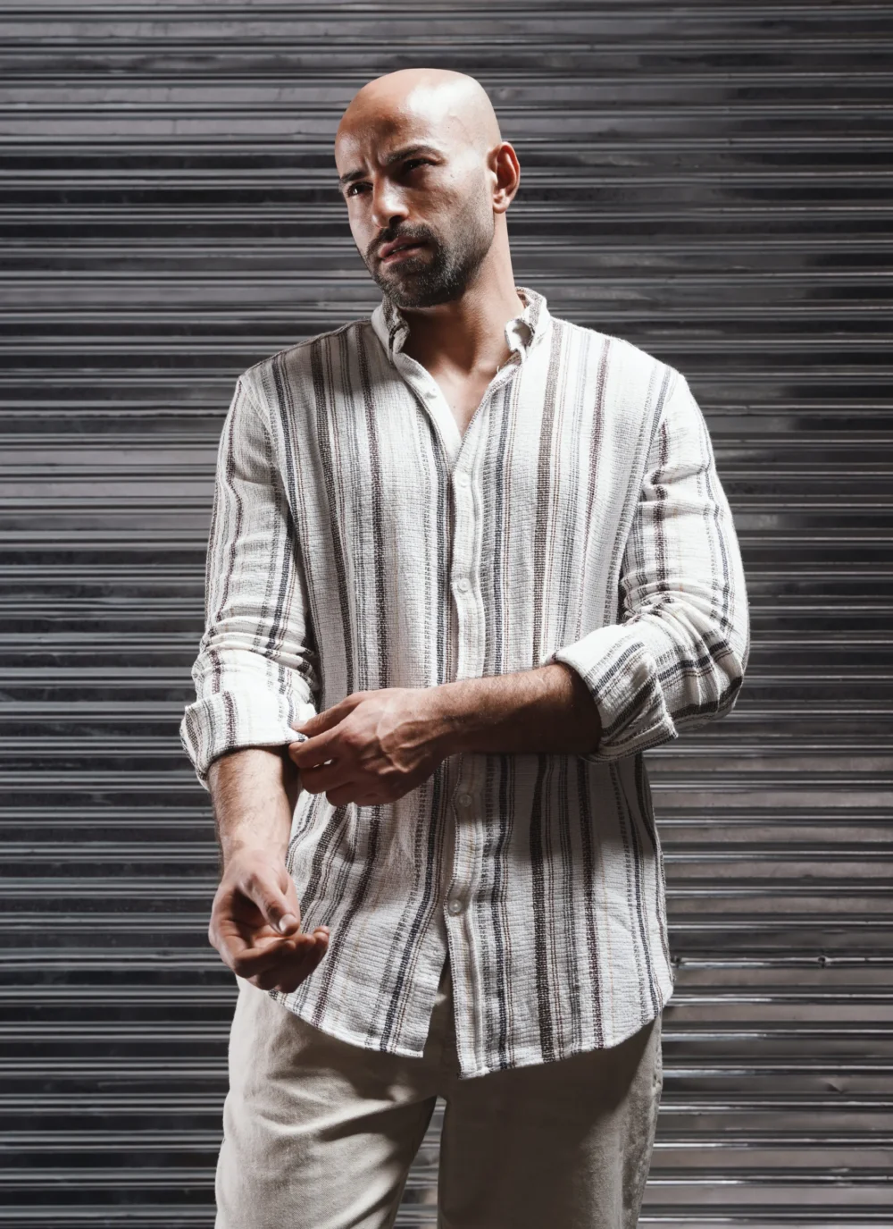 Striped Linen Summer Staple Shirt