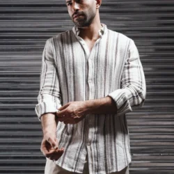 Striped Linen Summer Staple Shirt