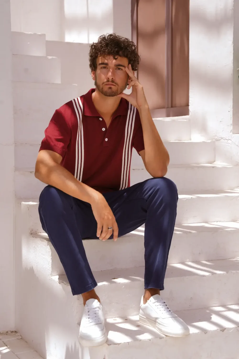 Woven Polo-Shirt for Men