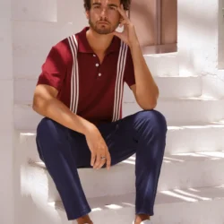 Woven Polo-Shirt for Men