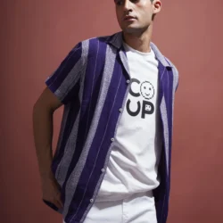 Limited Edition – Striped Half-Sleeve Shirt