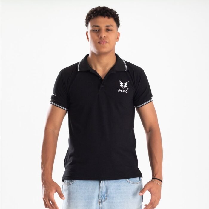 Black Polo Tee