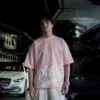 PINK buff PIXELS shirt