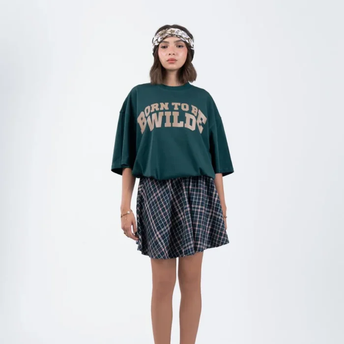 BORN TO BE WILD Oversized Tee