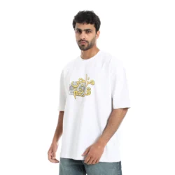 مزاجي قديم Printed T-Shirt