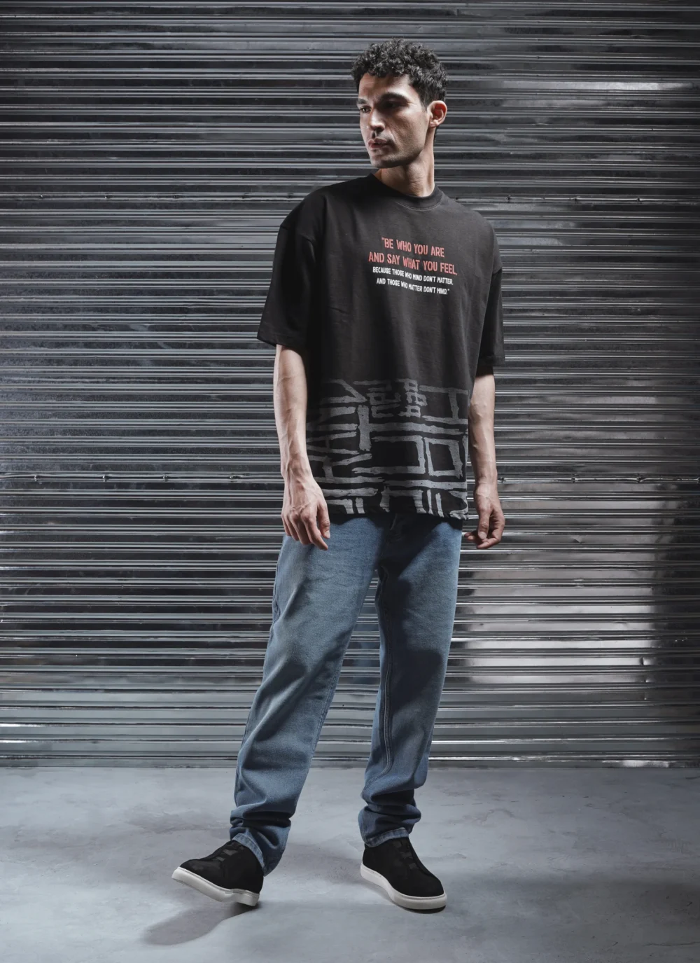 Men’s Urban Stylish Regular Fit T-Shirt - Image 2
