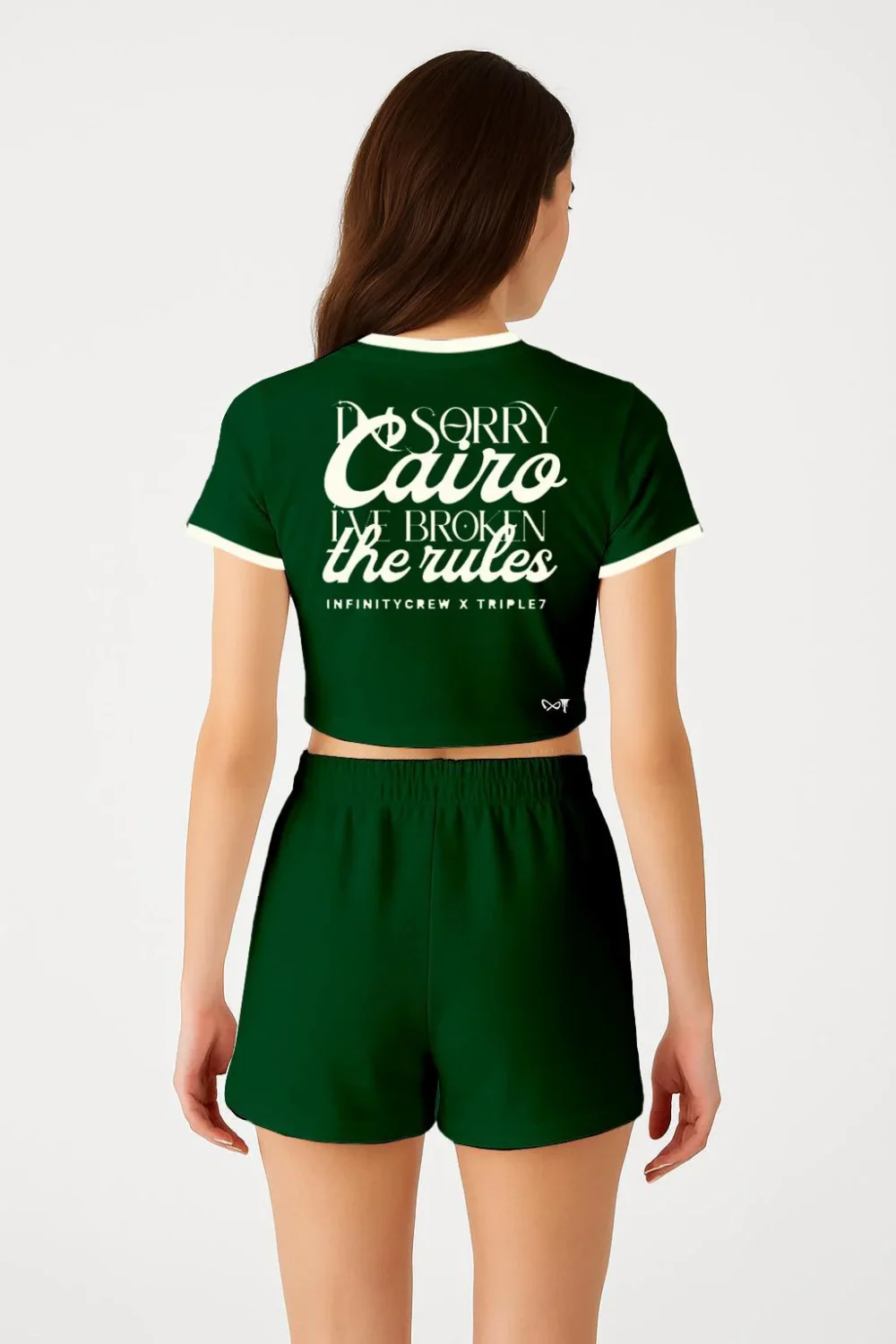 I'm Sorry Cairo Dark Green Shorts 