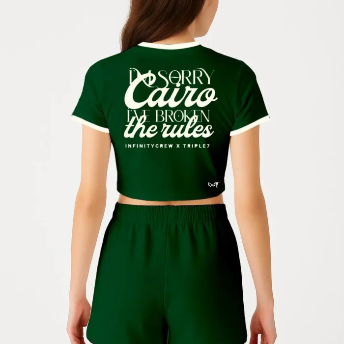 I'm Sorry Cairo Dark Green Shorts 