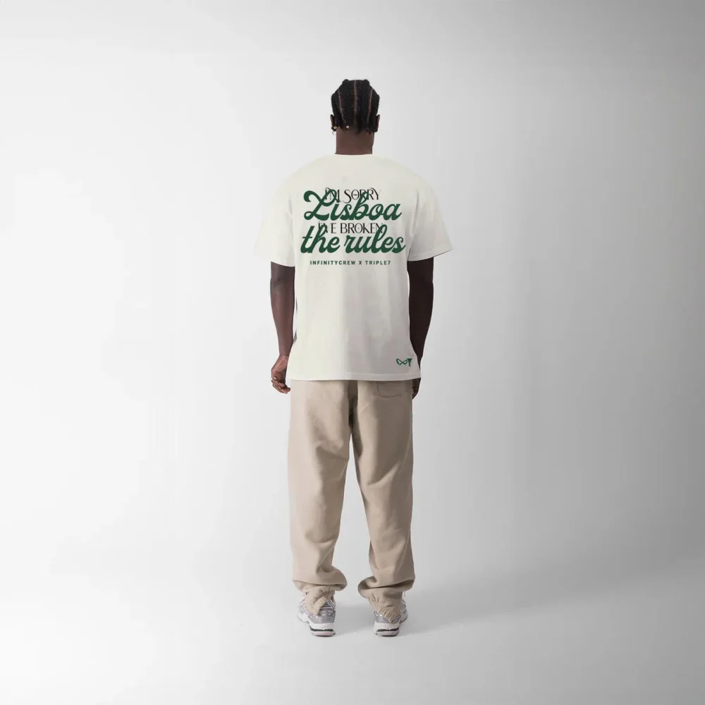 I'm Sorry Lisboa White T-shirt - Image 3