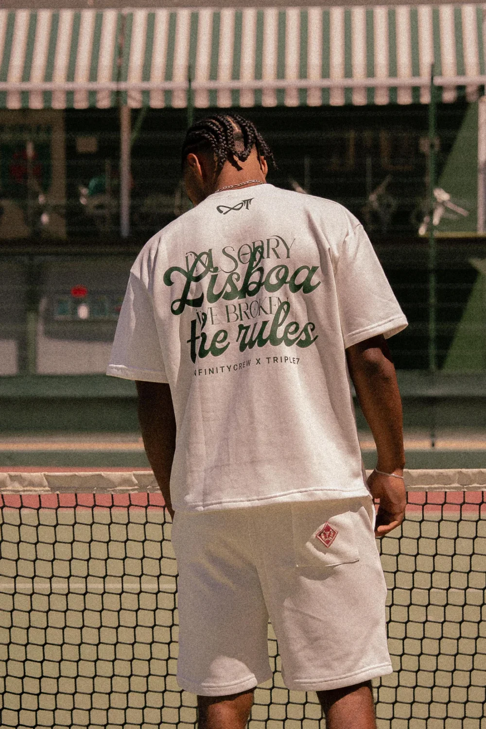 I'm Sorry Lisboa White Short - Image 5
