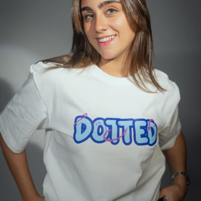 white Here to stay T-shirt
