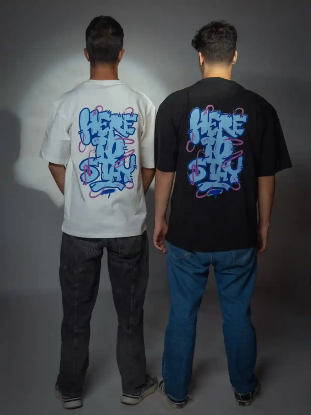 Black Here to Stay T-Shirt - Image 3