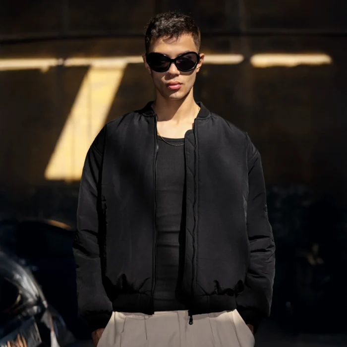 WATERPROOF PUFFER JACKET BLACK