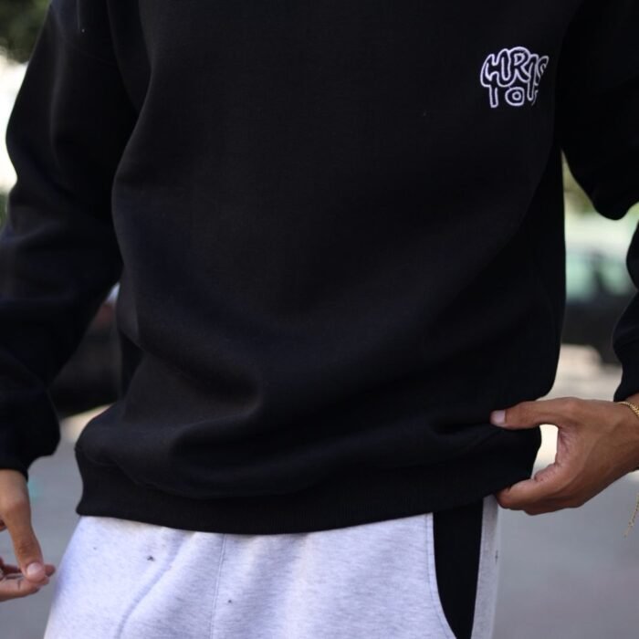 Horus Black Crewneck