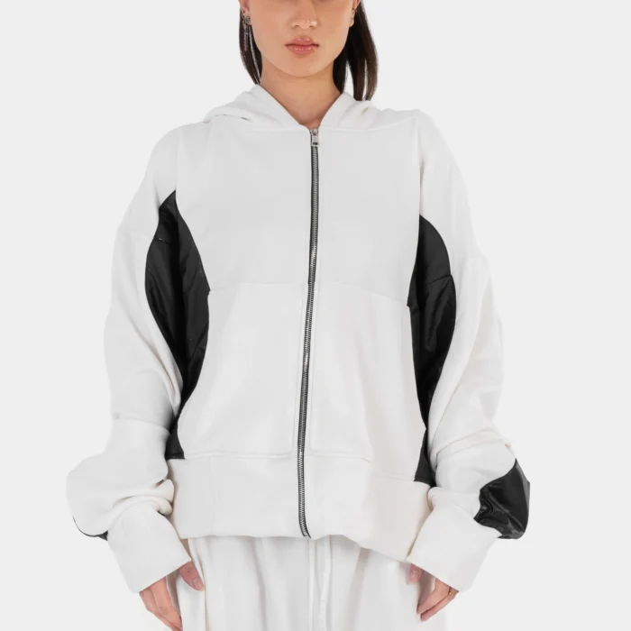 La Curva Motion white zipper jacket