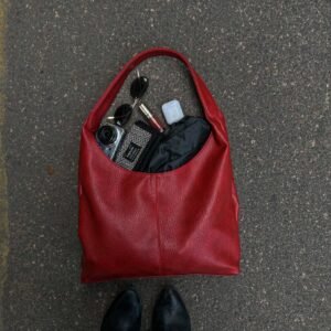 HELIO HOBO BAG CRIMSON RED