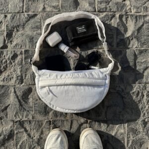 HELIO DUMPLING BAG WHITE