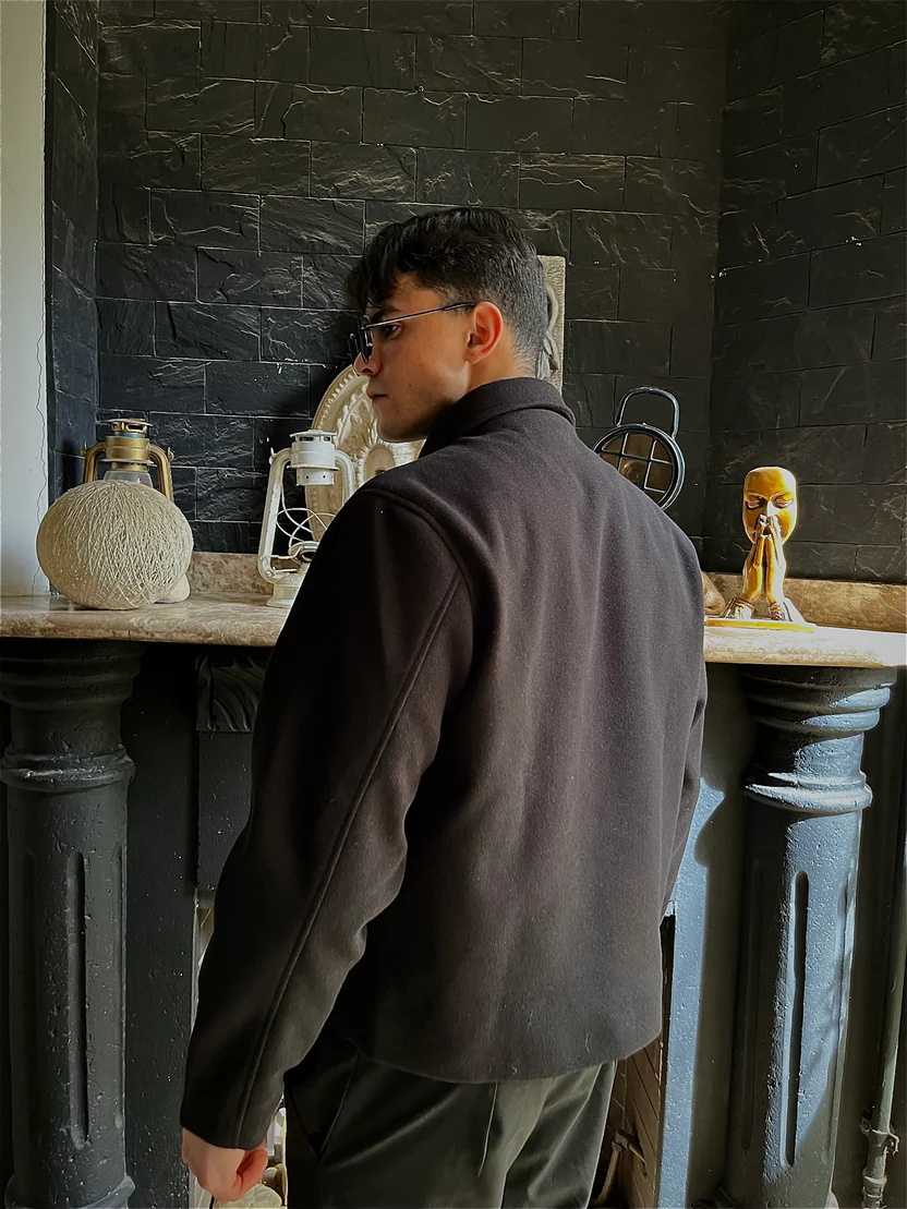 ARVN WOOL JACKET - BLACK - Image 3