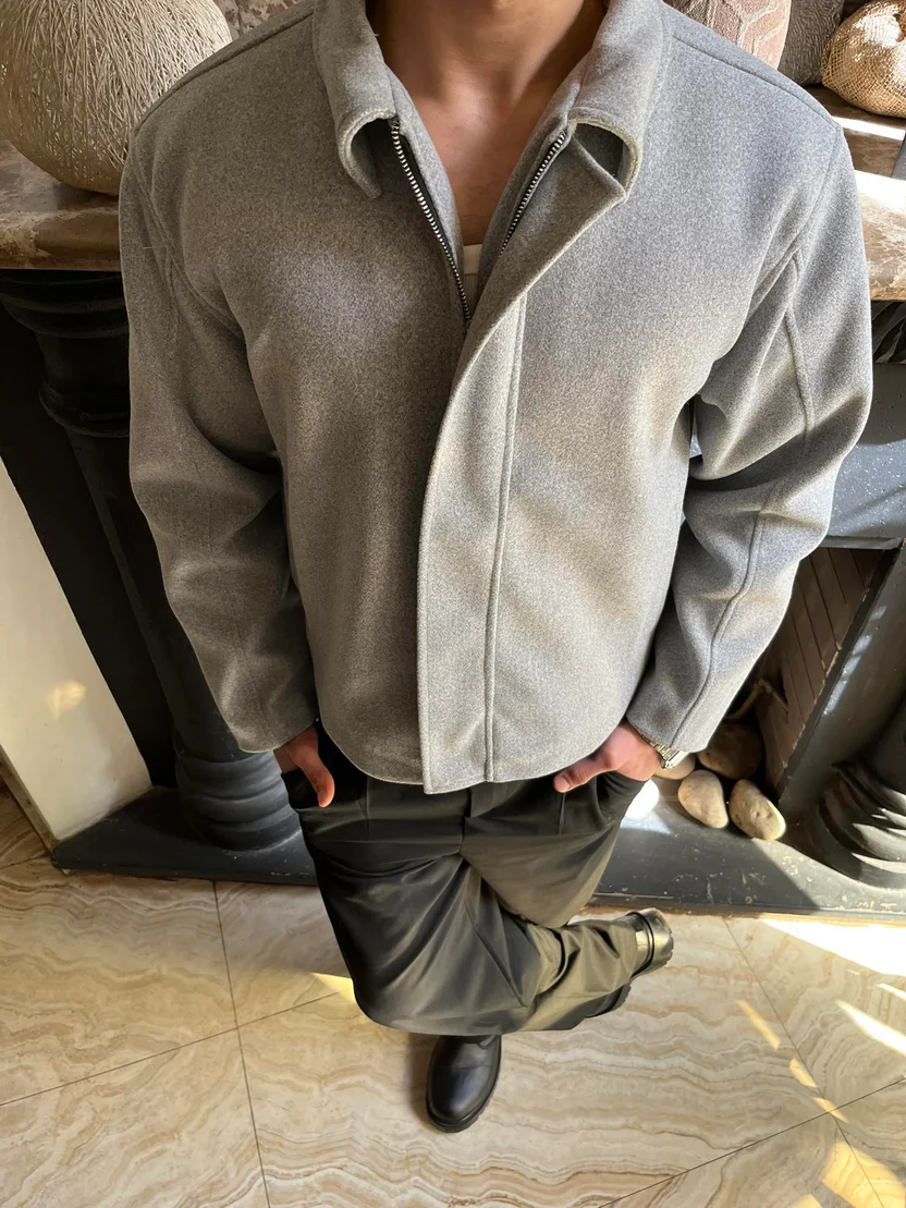 ARVN WOOL JACKET - GREY