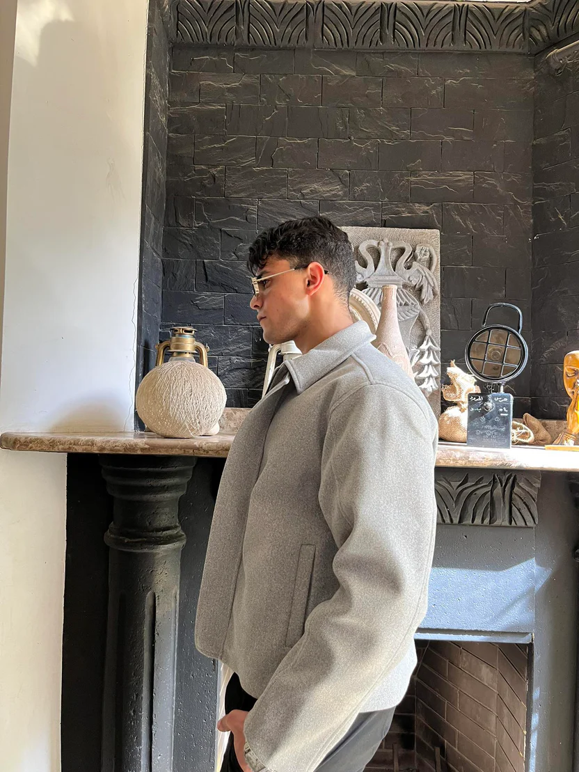 ARVN WOOL JACKET - GREY - Image 3