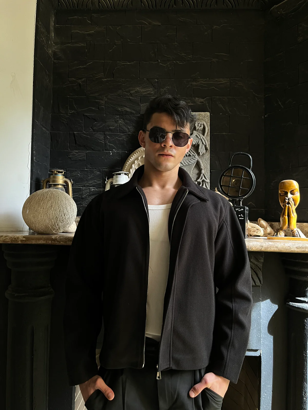 ARVN WOOL JACKET - BLACK - Image 2