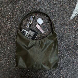 HELIO HOBO BAG OLIVE STONE