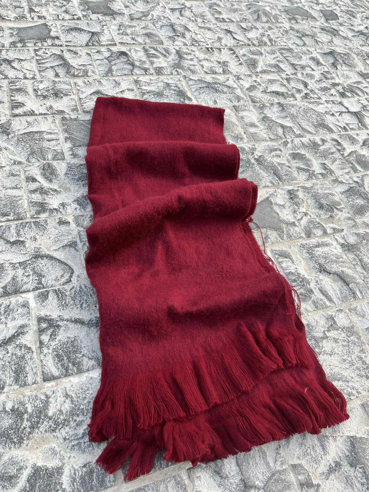 ARVN MOHAIR SCARF WHITE - Image 2