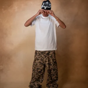 CARGO PANTS-DIGI CAMO (BEIGE)
