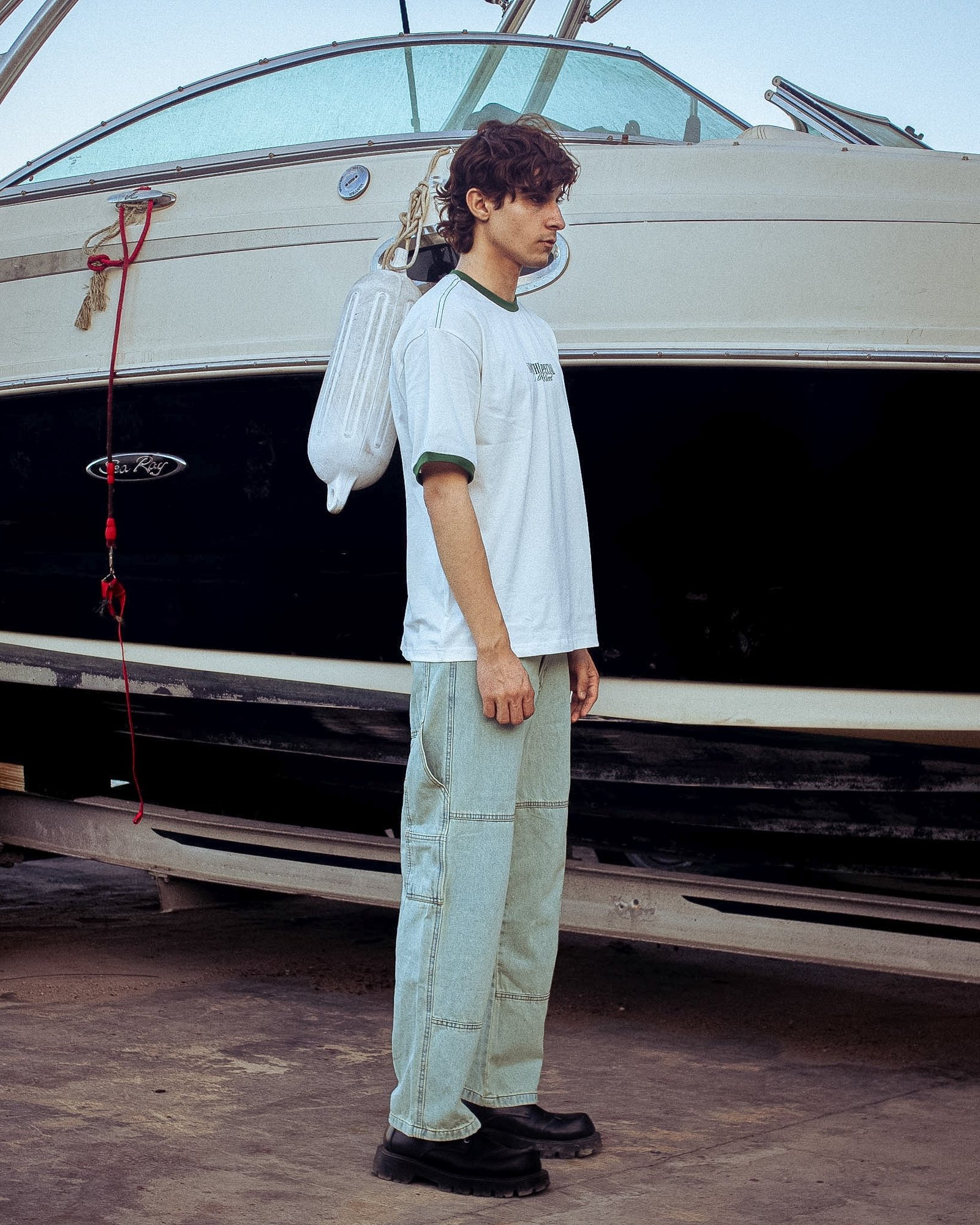 RINGER T-SHIRT WHITE - Image 2