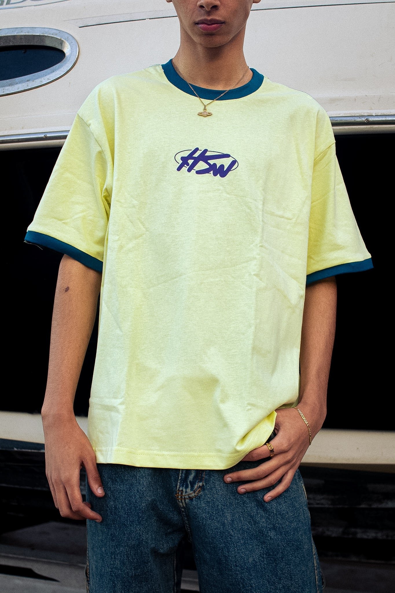 RINGER T-SHIRT YELLOW - Image 3