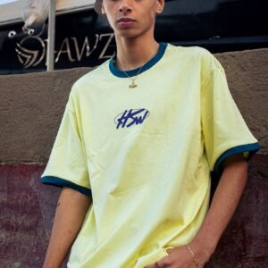 RINGER T-SHIRT YELLOW