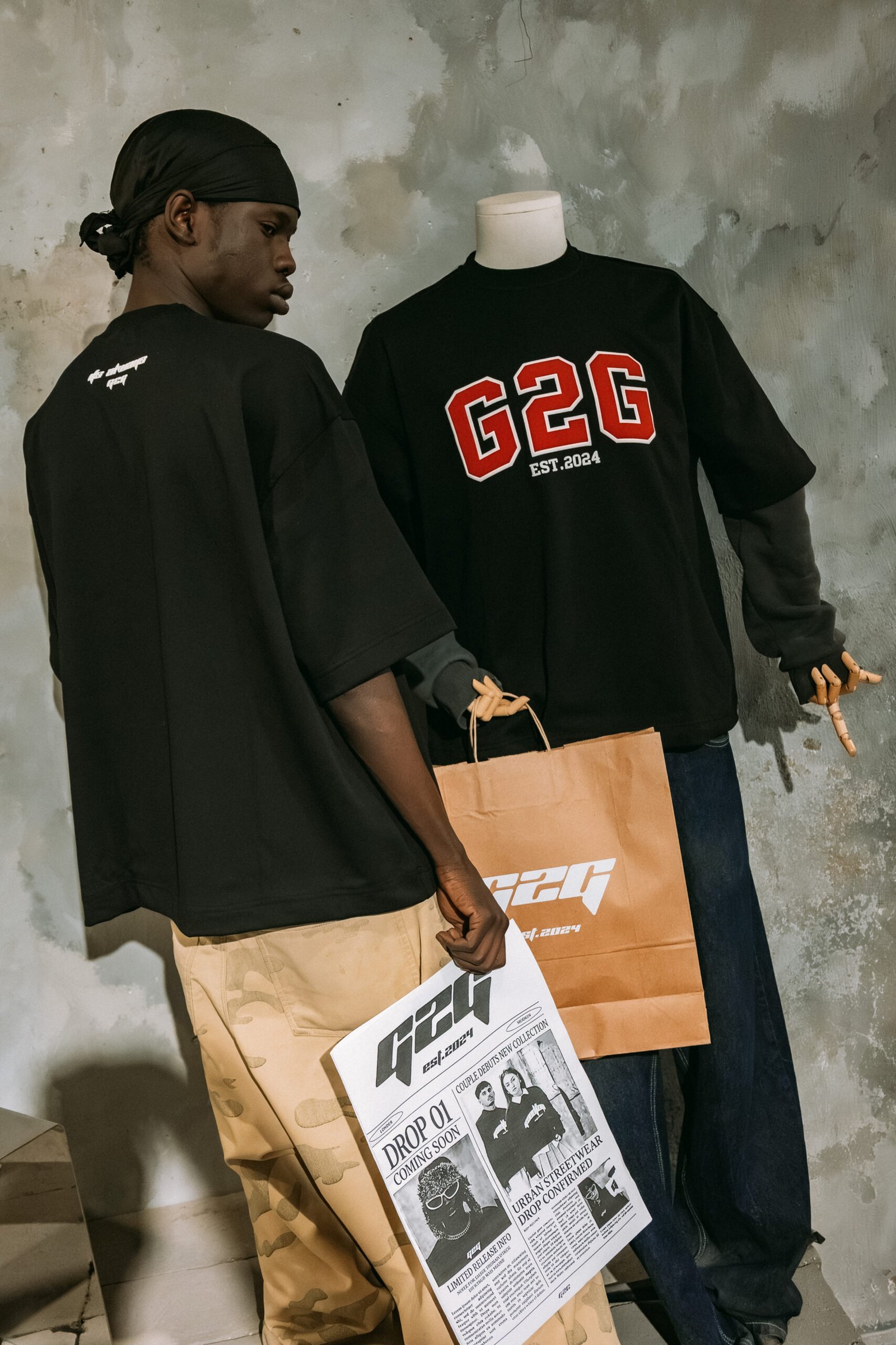 G2G Black Tee - Image 2