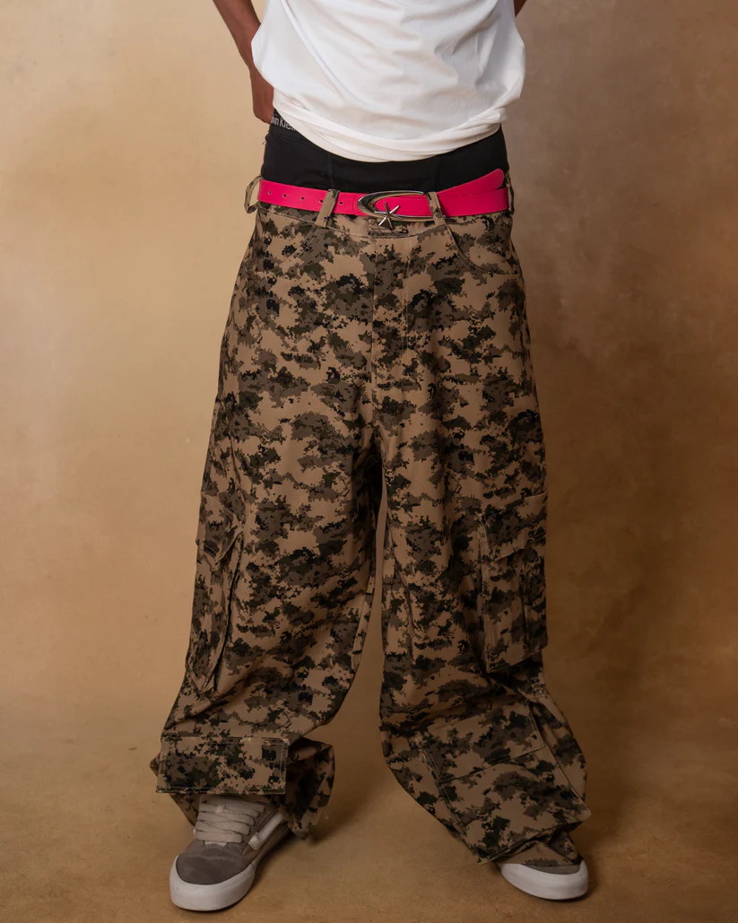 CARGO PANTS-DIGI CAMO (BEIGE) - Image 2