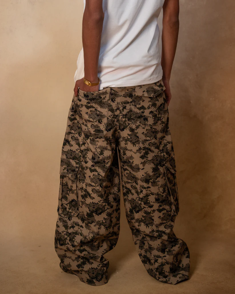 CARGO PANTS-DIGI CAMO (BEIGE) - Image 4