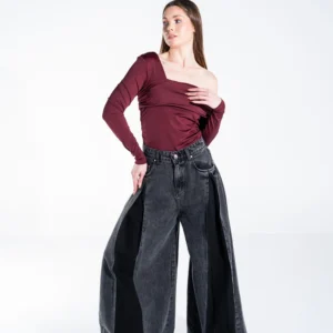 Plazzo Skirt Fit - Black