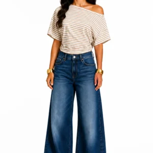 Beige Off Shoulder Top
