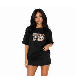 Maybel leopard oversized tee