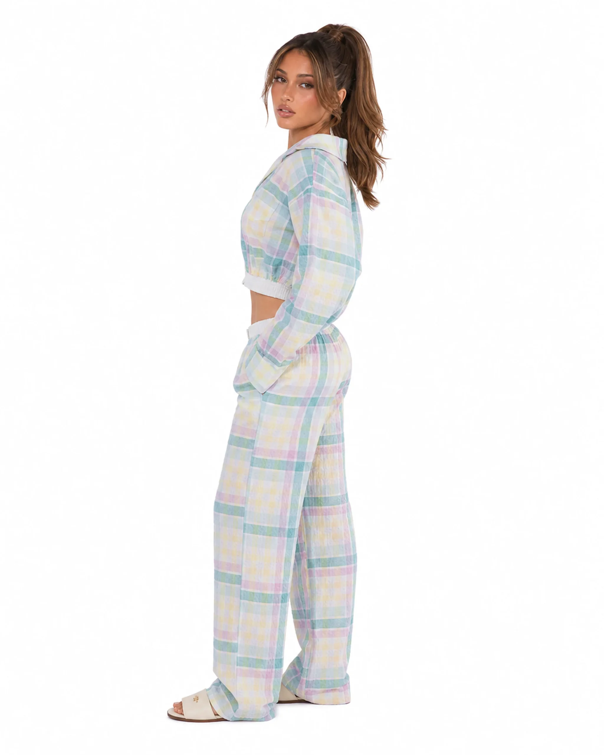 Multicolored Boxer Pants Flow set - Image 2